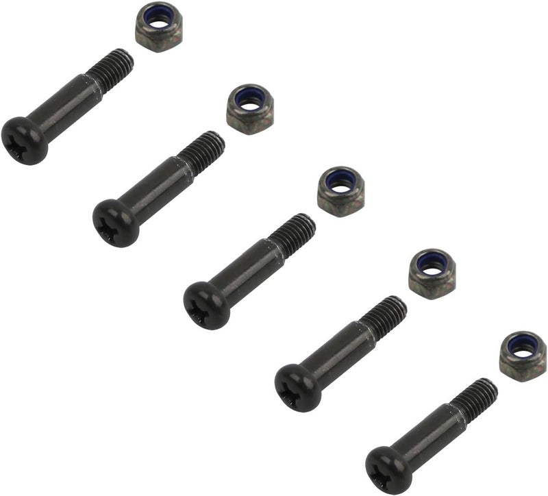 Minho Brake Lever Fastening Bolt with Lock Nut Fit for Most Motorcycle Scooter Mopeds Brake Lever，5Pcs - Image 1